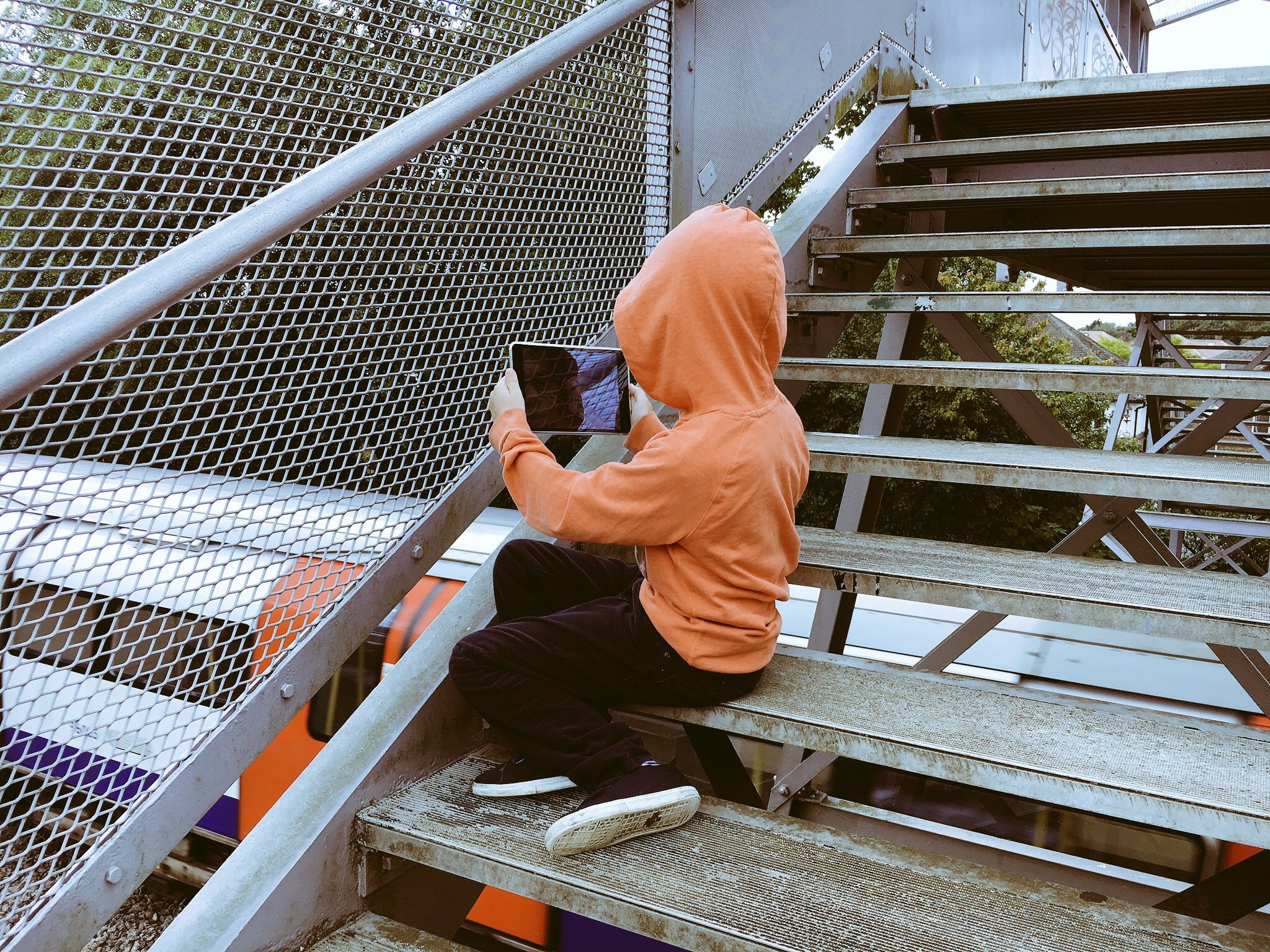My Son Isaac ipad tech